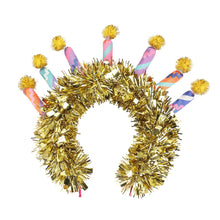 Load image into Gallery viewer, Birthday Wishes Birthday Candle Novelty Headband