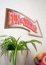 Load image into Gallery viewer, Retro Fun & Thrills Arrow Mirror