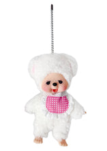Load image into Gallery viewer, Monchhichi Baby Cham Cham Bear Plush Mascot Keychain