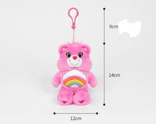 Load image into Gallery viewer, Care Bears Plush Keychains Bag Point Charm Ring: Pink
