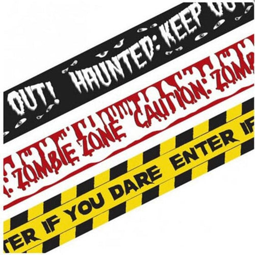 Halloween Fright Tape (Pack 3)