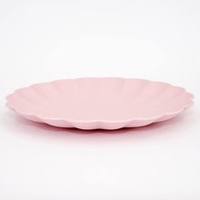 Load image into Gallery viewer, Pink Reusable Bamboo Large Plate (Pack 6)