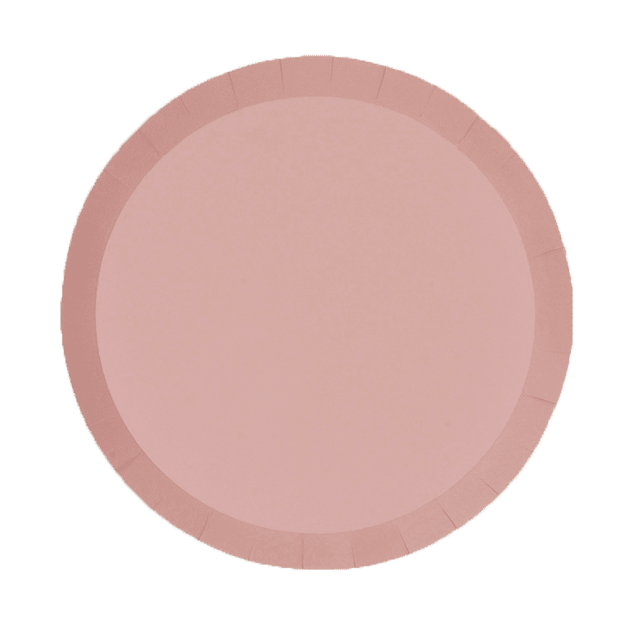 Rose Plates Large (Pack 20)