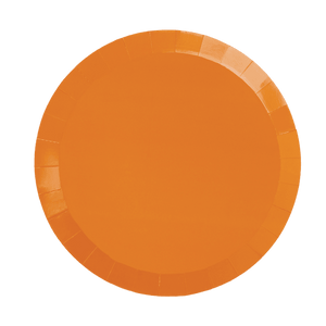 Tangerine Orange Plates Large (Pack 20)