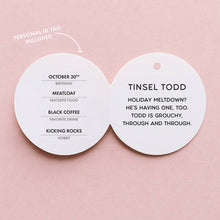 Load image into Gallery viewer, Elf Ornament | Tinsel Todd