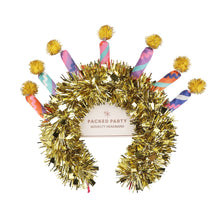 Load image into Gallery viewer, Birthday Wishes Birthday Candle Novelty Headband