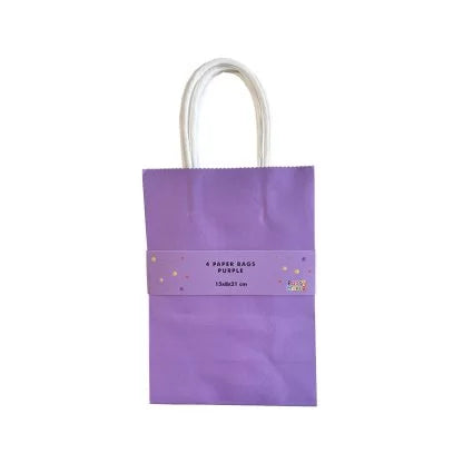 Purple Take Home Party Bags (Pack 4)