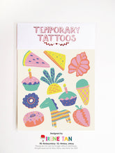 Load image into Gallery viewer, Birthday Party Temporary Tattoos