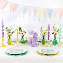 Load image into Gallery viewer, Flocked Lilac Easter Bunny Decoration Medium