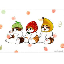 Load image into Gallery viewer, Mofusand Plush Keychain  9cm– Fruit Costume Series