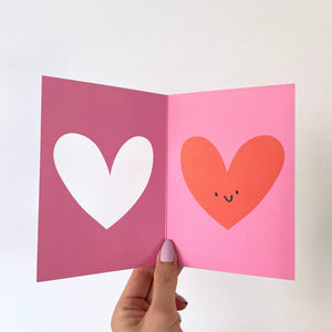 Love Heart - Die Cut Card