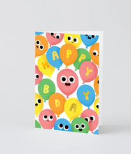 Load image into Gallery viewer, Happy Birthday Balloons Card