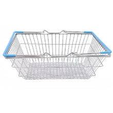 Load image into Gallery viewer, Shopping Basket with Blue Handle