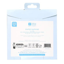 Load image into Gallery viewer, Playful Pierre Blue & White Paper Napkins (20 Pack)