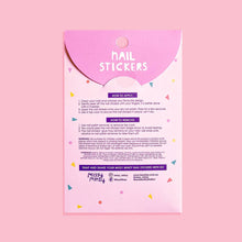 Load image into Gallery viewer, Birthday Party Nail Stickers, Wearable Art, Nail Decals