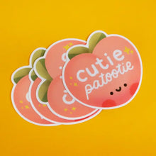 Load image into Gallery viewer, Cutie Patootie Peach Sticker