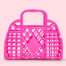 Load image into Gallery viewer, Sun Jellies Mini Retro Basket Berry Pink
