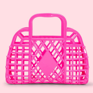 Sun Jellies Mini Retro Basket Berry Pink