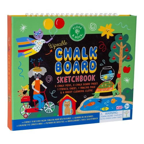 Chalk Board Sketch Book Pets