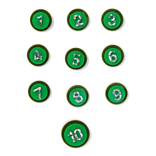 Birthday Badge Green/Olive #40