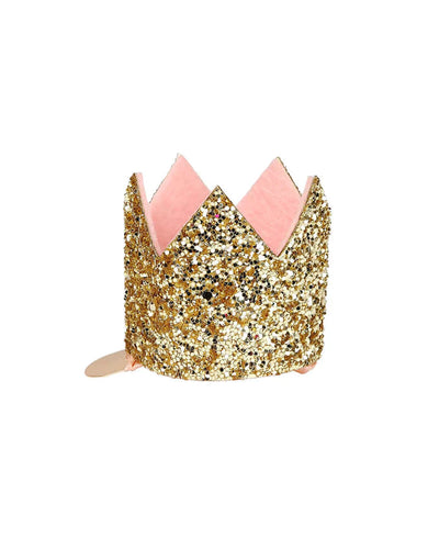 Meri Meri Mini Gold Glitter Crown