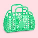 Load image into Gallery viewer, Sun Jellies Mini Retro Basket Green