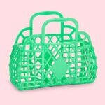 Sun Jellies Mini Retro Basket Green