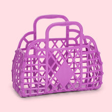 Load image into Gallery viewer, Sun Jellies Mini Retro Basket Purple