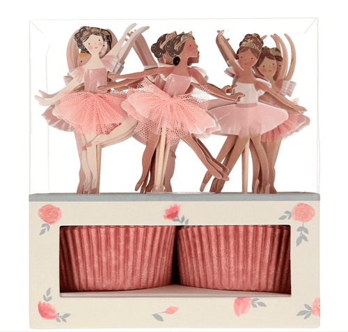 Ballerina Cupcake Kit (Set 24 toppers)
