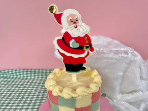 Here Comes Santa Claus Cake Topper