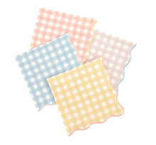 Load image into Gallery viewer, Gingham Napkins Large (Pack 20)