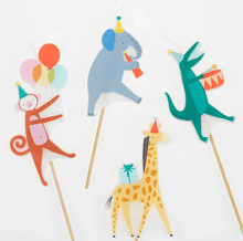 Load image into Gallery viewer, Animal Parade Candles (Set 4)