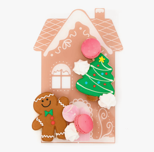Acrylic Serving Tray Gingerbread House