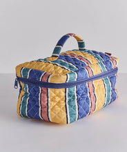 Load image into Gallery viewer, KIP & Co. Pinto Stripe Quilted Cotton Toiletry Case