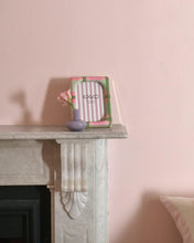 Load image into Gallery viewer, KIP & Co. Pistachio Tartan Oval Velvet Photo Frame
