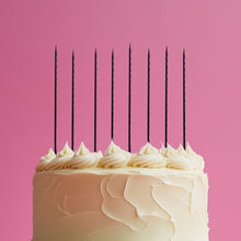 Load image into Gallery viewer, Fine Spiral Candles Black (Pk 16)