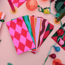 Load image into Gallery viewer, Colourful Patterned Napkins (Set of 6)