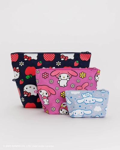 Baggu - Go Pouch Set Hello Kitty And Friends