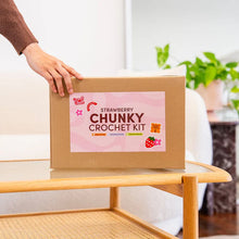 Load image into Gallery viewer, Craft Club Chunky Crochet Kit Strawberry