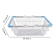 Load image into Gallery viewer, Shopping Basket with Blue Handle