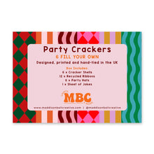 Load image into Gallery viewer, Fill Your Own Christmas Crackers Mustard & Lilac