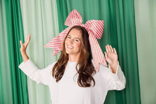 Load image into Gallery viewer, Peppermint Pop Jumbo Bow Headband