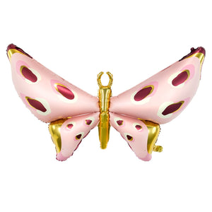 Inflated Butterfly Foil Balloon