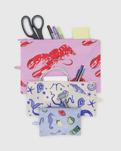 Load image into Gallery viewer, Baggu - Flat Pouch Set - Sea Creatures