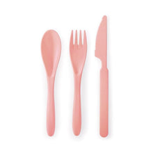 Load image into Gallery viewer, Wheat Straw Cutlery Set Peach