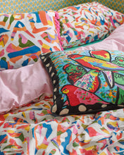 Load image into Gallery viewer, Kip & Co x Jenny Kee Parrots & Cockatoos Embroidered Cushion