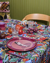 Load image into Gallery viewer, Kip & Co x Jenny Kee Parrots & Cockatoos Linen Tablecloth Standard Rectangular
