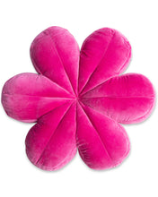 Load image into Gallery viewer, KIP &amp; Co. Raspberry Velvet Petal Cushion