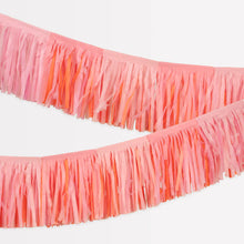 Load image into Gallery viewer, Meri Meri Pink Fringe Garland