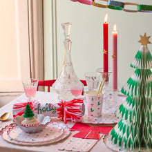 Load image into Gallery viewer, Festive Icons Stripes Cups (Pack 6)